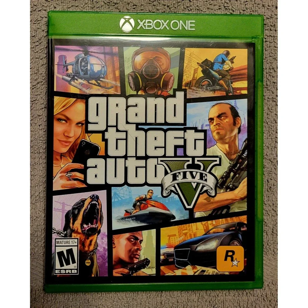 Microsoft Xbox One: Grand Theft Auto V, CIB, MANUAL, TESTED, FAST SHIPPING